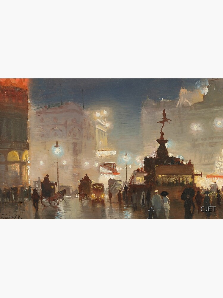 Piccadilly Circus George Hyde Pownall London Cityscape Art Poster