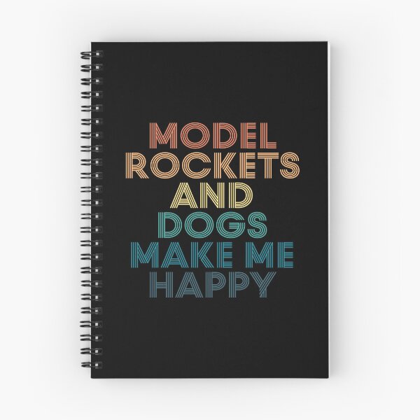 Item preview, Model Rockets And Dogs Make Me Happy- Gift for Model Rockets & Dogs Fans designed and sold by kindxinn.
