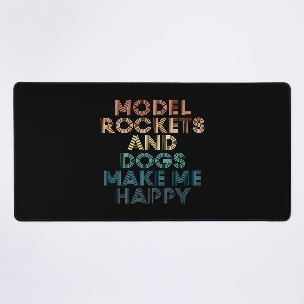 Item preview, Model Rockets And Dogs Make Me Happy- Gift for Model Rockets & Dogs Fans designed and sold by kindxinn.
