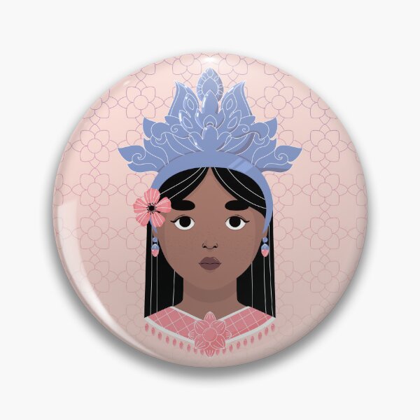 Item preview, Apsara Portrait - Black Hair designed and sold by komoukmouk.