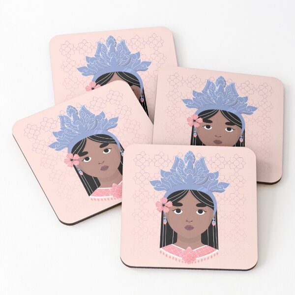 Item preview, Apsara Portrait - Black Hair designed and sold by komoukmouk.
