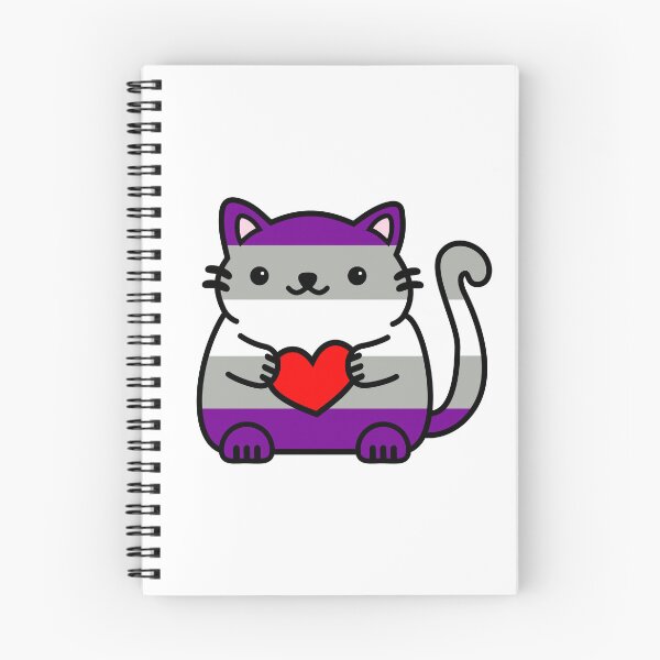 Item preview, Greysexual Pride Flag Kitty designed and sold by ilexdesigns.