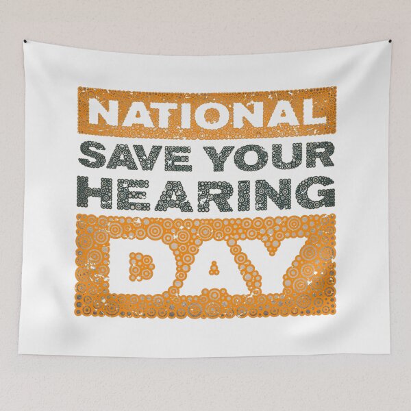 Item preview, NATIONAL SAVE YOUR HEARING DAY designed and sold by Pierre Bernard Jr.