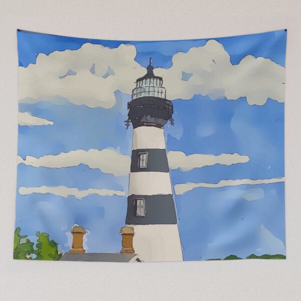 Item preview, Bodie Lighthouse on Cape Hatteras National Seashore  - WelshDesigns designed and sold by welshdesigns.