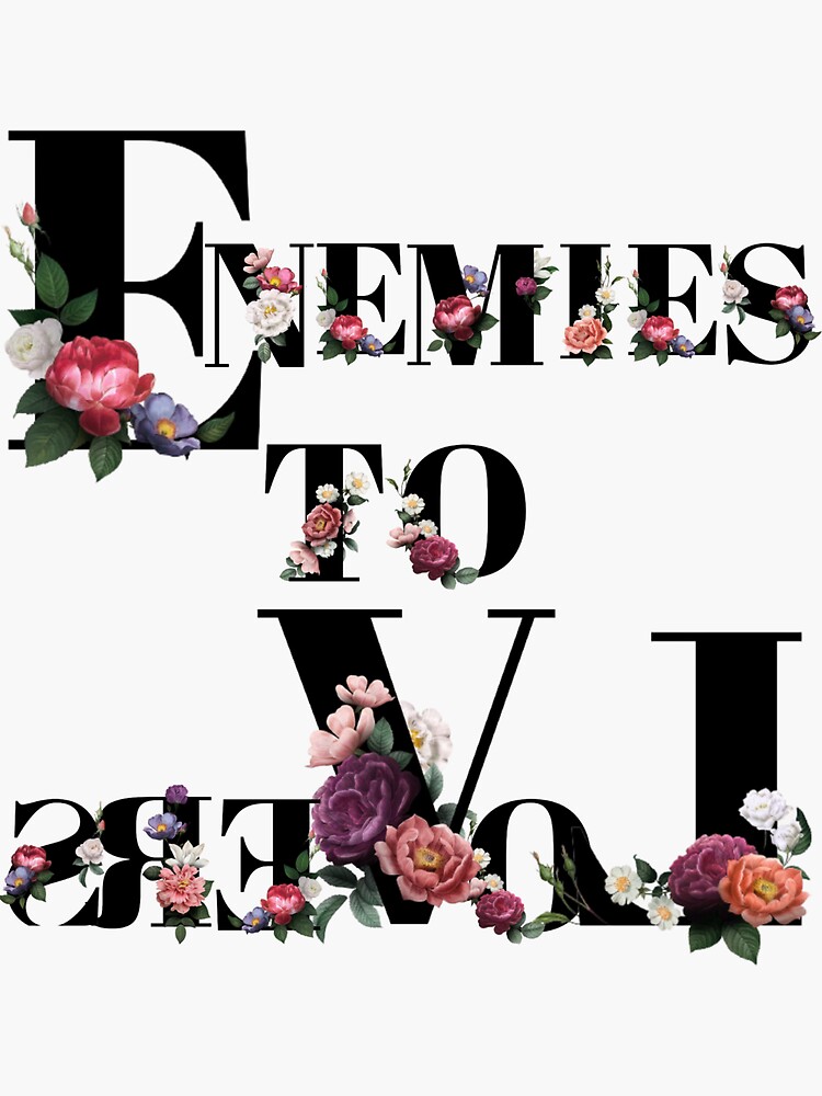 enemies-to-lovers-sticker-for-sale-by-bookgram-redbubble