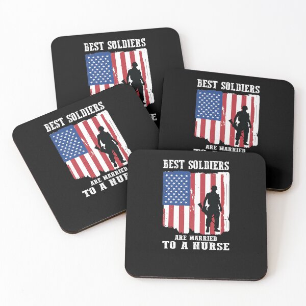 Item preview, BEST SOLDIERS ARE MARRIED TO A NURSE PROUD SOLDIER designed and sold by sobriowslen.