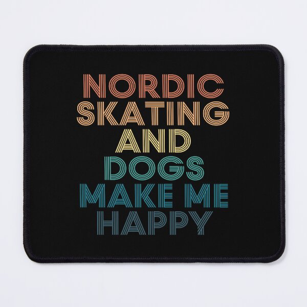 Item preview, Nordic skating And Dogs Make Me Happy- Gift for Nordic skating & Dogs Fans designed and sold by kindxinn.