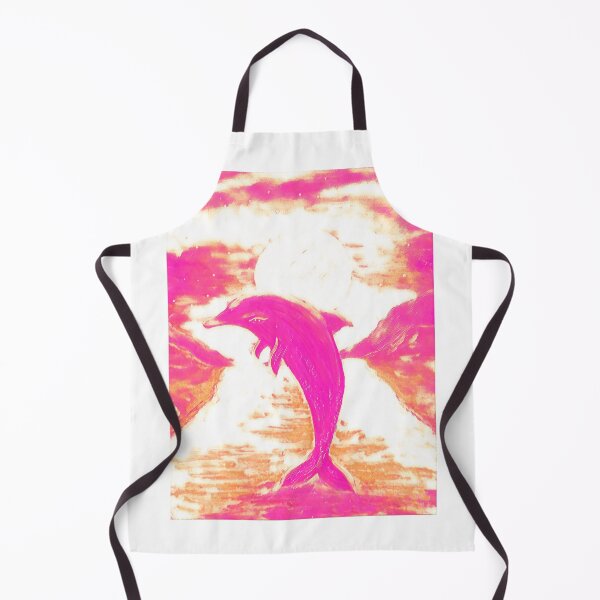 Aperçu de l'œuvre Dauphin, illustration acrylique éditée par l'artiste MariDani Art, #3 créée et vendue par MariDaniArt.