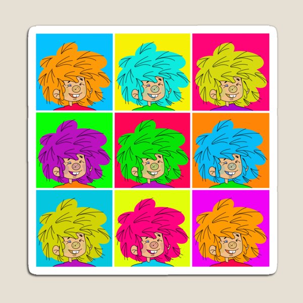 Item preview, Warhol inspirierte den ikonischen Pumuckl designed and sold by BlueVanCreative.