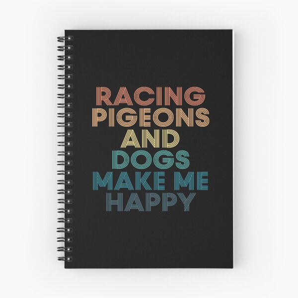 Item preview, Racing Pigeons And Dogs Make Me Happy- Gift for Racing Pigeons & Dogs Fans designed and sold by kindxinn.