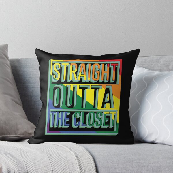 Item preview, Straight Outta The Closet - Funny Gay Pride Rainbow designed and sold by Optix.