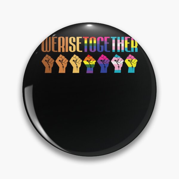 Item preview, We Rise Together - Black Lives Matter LGBTQ Unity designed and sold by Optix.