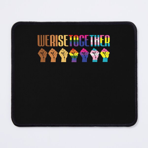 Item preview, We Rise Together - Black Lives Matter LGBTQ Unity designed and sold by Optix.