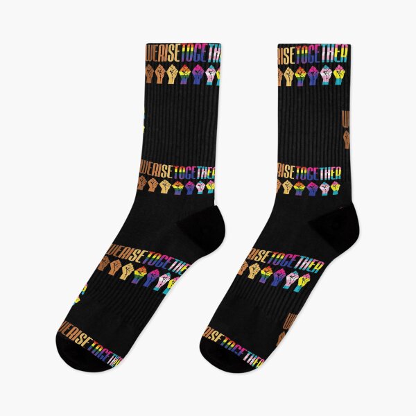 Item preview, We Rise Together - Black Lives Matter LGBTQ Unity designed and sold by Optix.