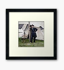 Ulysses S. Grant, Civil War general and 18th president of the US Framed Print