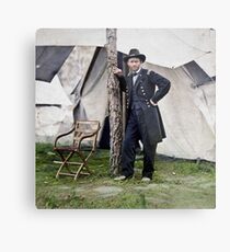 Ulysses S. Grant, Civil War general and 18th president of the US Metal Print