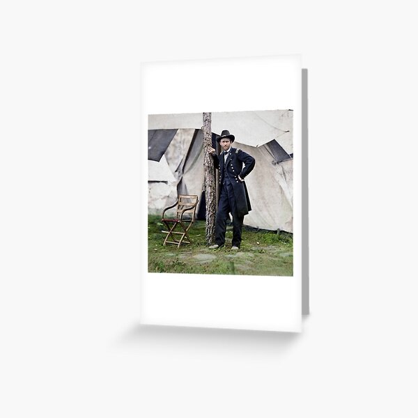 Ulysses S. Grant, Civil War general and 18th president of the US Greeting Card