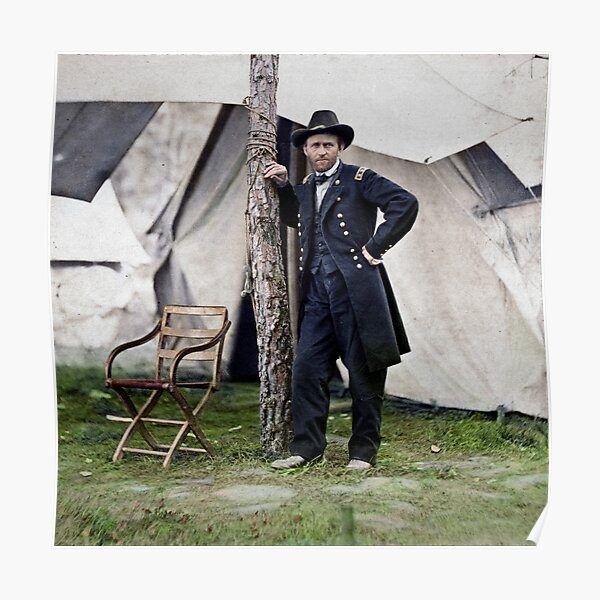 Ulysses S. Grant, Civil War general and 18th president of the US Poster