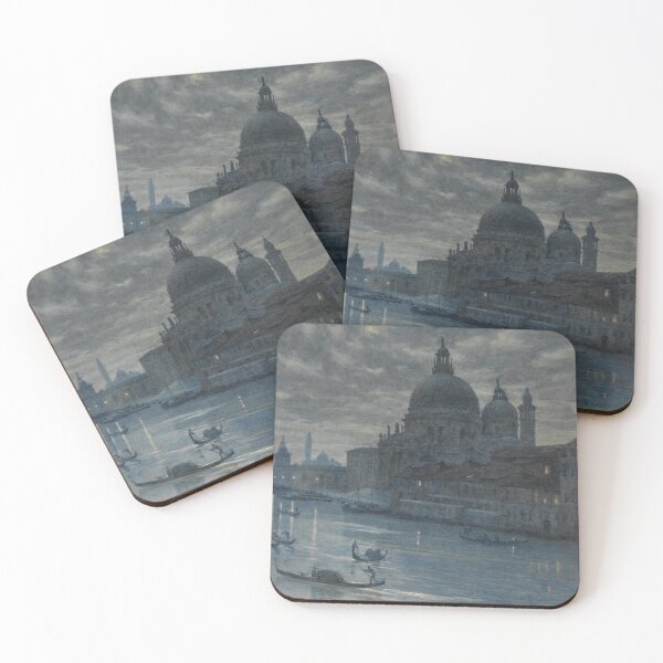 Item preview, A Moonlight Scene, Venice | Edward John Poynter | 1879 Venice Italy Art designed and sold by CJET.