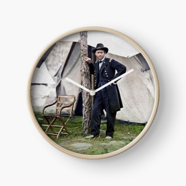 Ulysses S. Grant, général de la guerre civile et 18e président des États-Unis Horloge