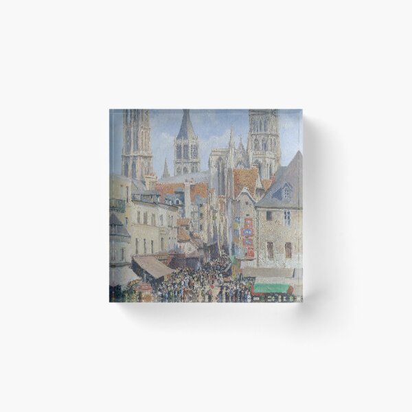 Item preview, Rue de l'Épicerie, Rouen | Camille Pissarro | 1898 French Cityscape Art designed and sold by CJET.