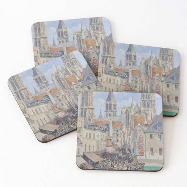 Item preview, Rue de l'Épicerie, Rouen | Camille Pissarro | 1898 French Cityscape Art designed and sold by CJET.