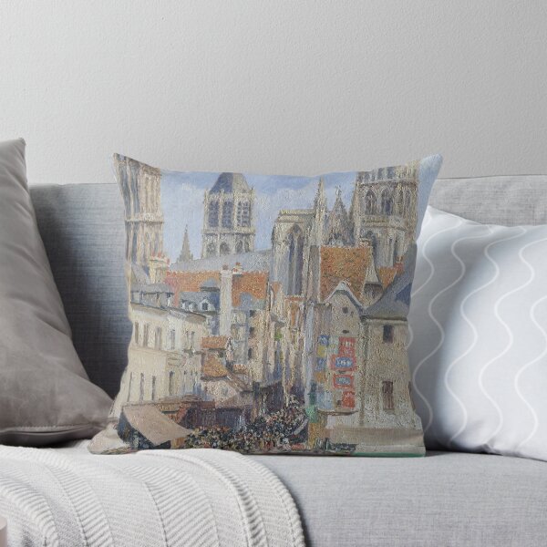 Item preview, Rue de l'Épicerie, Rouen | Camille Pissarro | 1898 French Cityscape Art designed and sold by CJET.