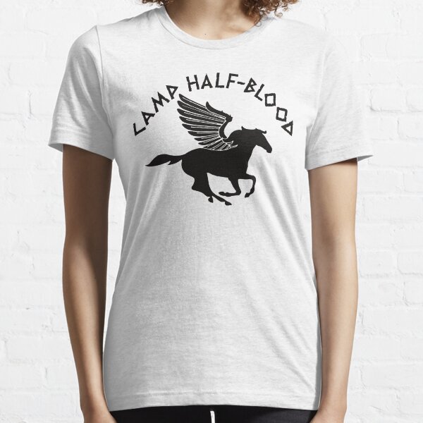 Camp Half-Blood - New Pegasus Design - Classic Fit T-Shirt UNISEX Orange  PJO Percy Jackson Annabeth Chase Short Sleeves