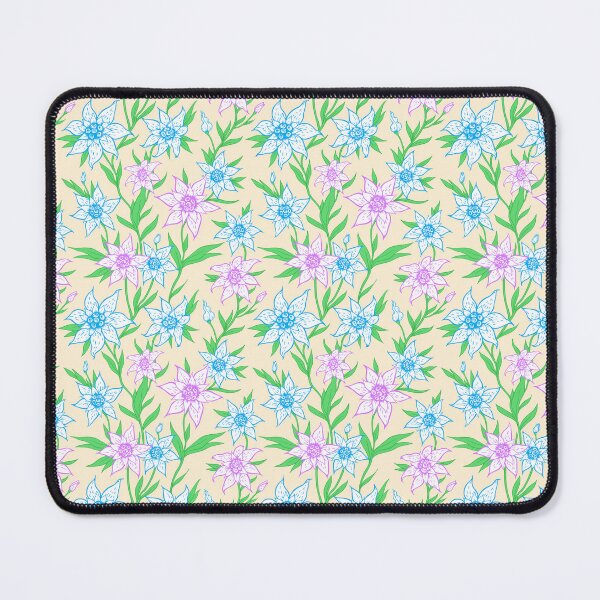 Item preview, Blue and Purple Aesthetic Seamless Floral Pattern designed and sold by JABG-01.