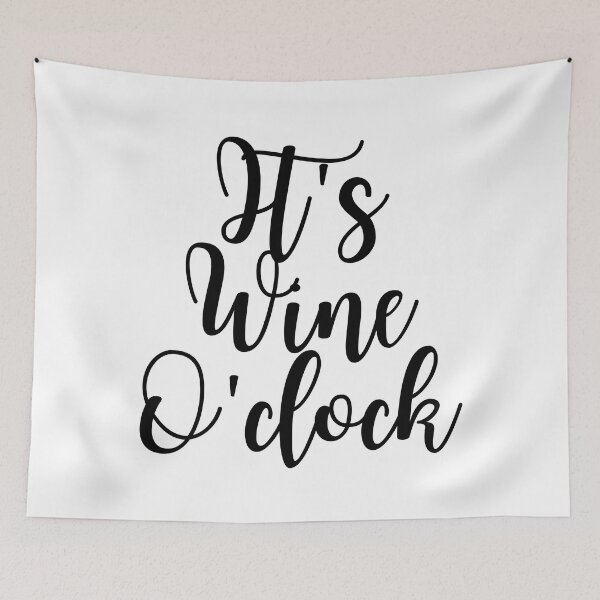 Item preview, It's wine O'clock designed and sold by KarolinaPaz.