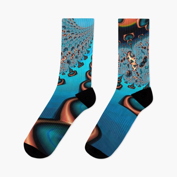 Item preview, Teal and Orange Fractal Twenty designed and sold by Elisabeth Lucas.