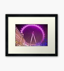 London eye Framed Print