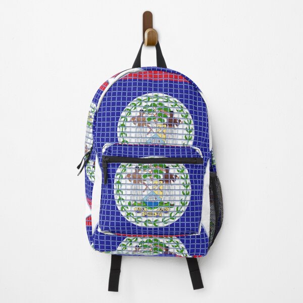 Item preview, Belize Flag Rounded - Squares Pixel designed and sold by MoonElite.
