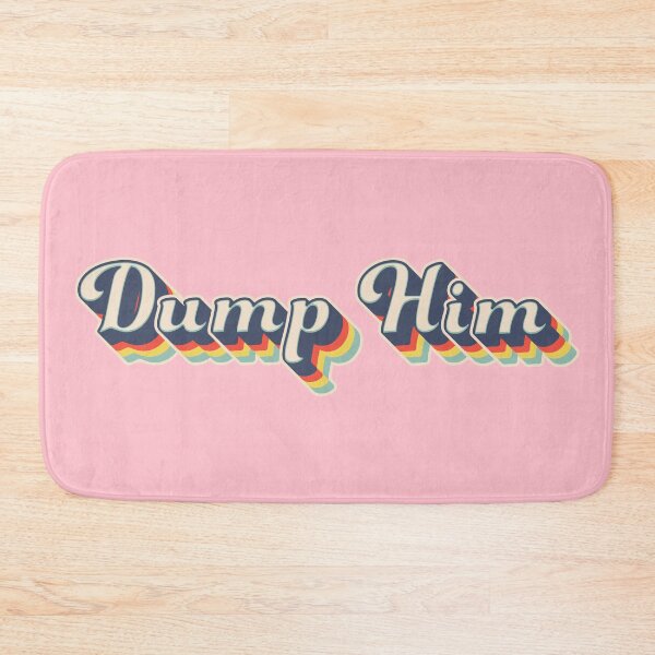 Item preview, Dump Him Retro Vintage Colorful Design 70s - Pink designed and sold by johnta17.