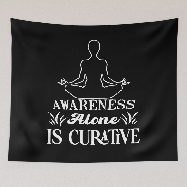 Item preview, Awareness alone is curative designed and sold by TheFoolsGallery.
