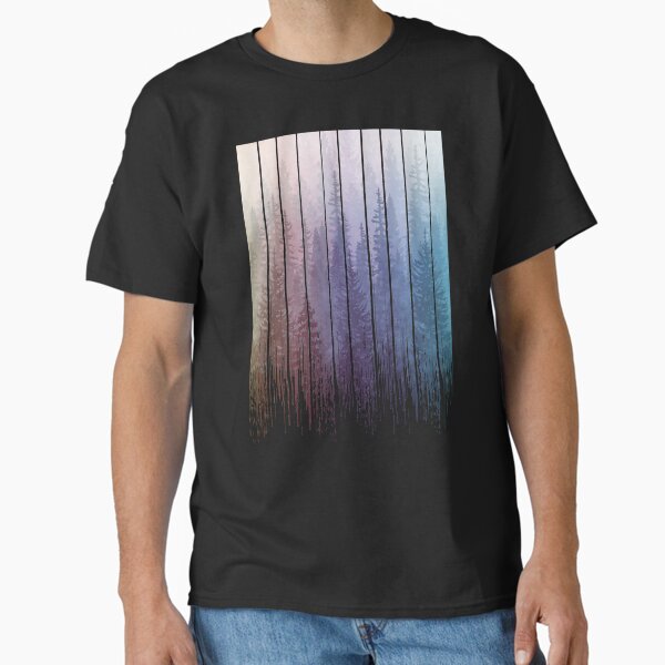 Vista previa del artículo con la obra «Grunge goteando arco iris bosque brumoso», diseñado y vendido por maryedenoa.