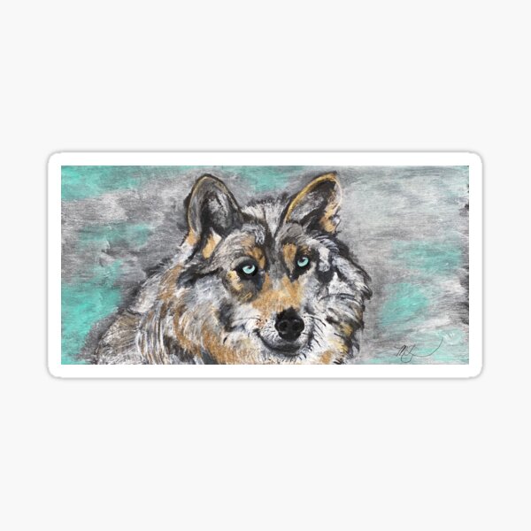 Green Eyes Sticker