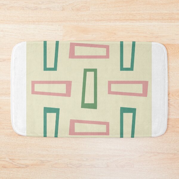 Item preview, mid mod aesthetic geo pattern sea moss, pink and green designed and sold by sielexis.