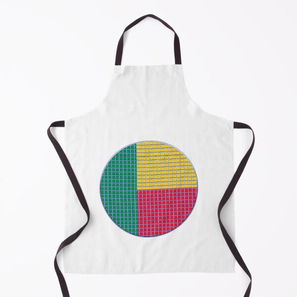 Item preview, Benin Flag Rounded - Squares Pixel designed and sold by MoonElite.