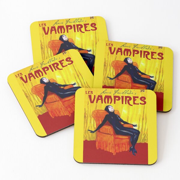 Aperçu de l'œuvre Les vampires (1915) Les Vampires - affiche vintage de film muet d'horreur français Louis Feuillade créée et vendue par TeeARTHY.