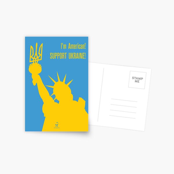Item preview, USA support Ukraine designed and sold by Yarmosha.