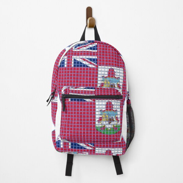 Item preview, Bermuda Flag Rounded - Squares Pixel designed and sold by MoonElite.
