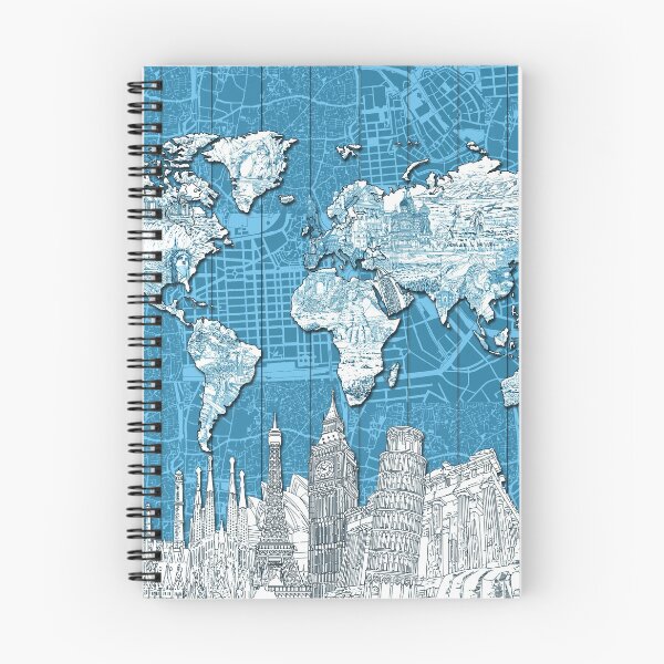 Item preview, world map designed and sold by BekimART.