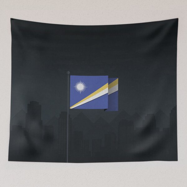Aperçu de l'œuvre Iles Marshall créée et vendue par FlatFlags.