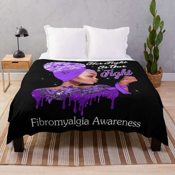 Item preview, Her Fight Is Our Fight Fibromyalgia Awareness designed and sold by Mnrshirley.