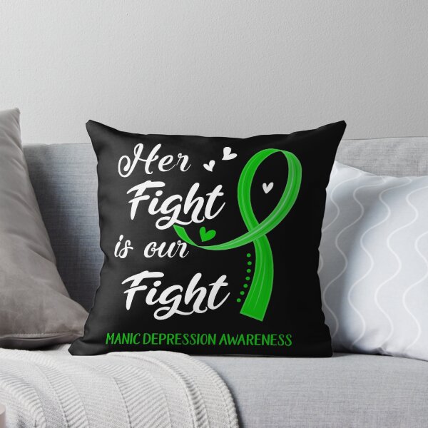 Item preview, Her Fight Is Our Fight Manic Depression Awareness designed and sold by Kohend.