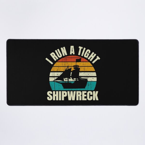 Item preview, I Run A Tight Shipwreck Vintage Sunset designed and sold by uFit.