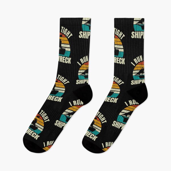 Item preview, I Run A Tight Shipwreck Vintage Sunset designed and sold by uFit.