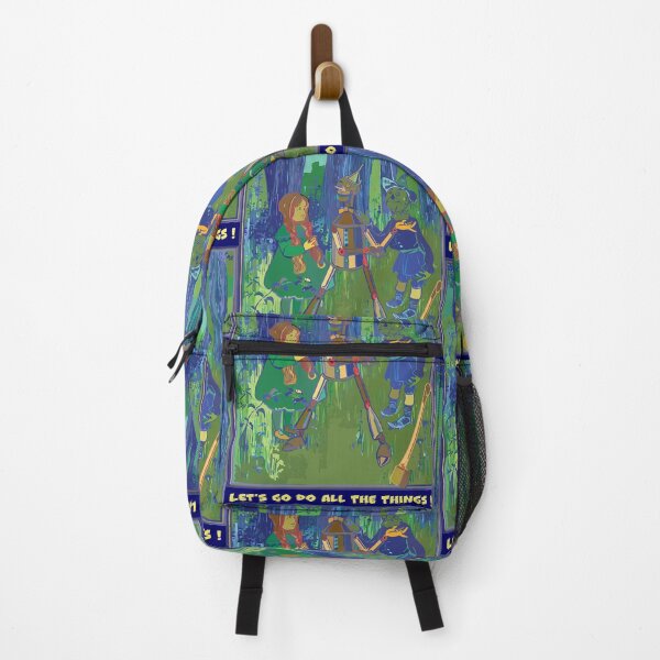 Item preview, Let's Go Do All the Things with fun trippy friends designed and sold by DeepTreeArts.