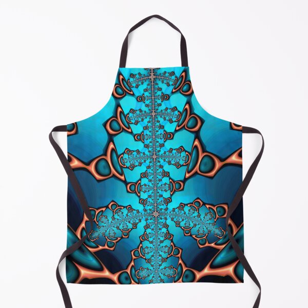 Item preview, Teal and Orange Fractal Fifty Eight designed and sold by Elisabeth Lucas.